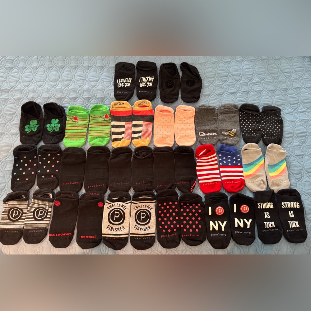20 Pairs of Pure Barre Sticky Socks